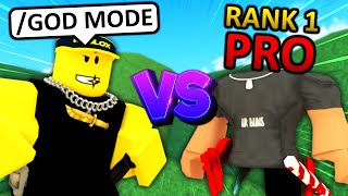 ADMIN COMMANDS vs RANK 1 in MM2 [upl. by Larissa]