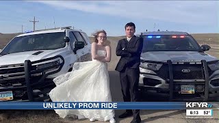 Killdeer students catch an unlikely ride to prom [upl. by Guillermo351]