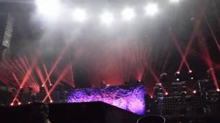 Skrillex  Montage of performance Live FRONT ROW Houston Tx 8516 [upl. by Oniuqa]