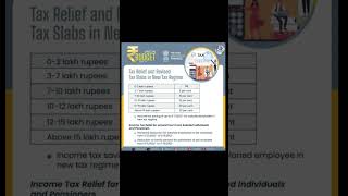 Tax Slabs in New Tax Regime 2024 2025 [upl. by Niowtna619]