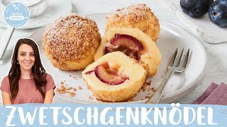 Zwetschgenknödel  Süße Knödel mit saftiger Zwetschgenfüllung 😋 wie von Oma  Einfach Backen [upl. by Yendahc]