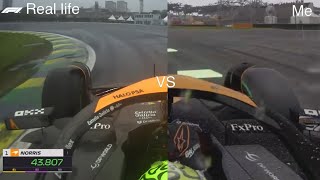 Can We Beat the 2024 São Paulo Grand Prix Pole Lap by Lando Norris [upl. by Gerald28]