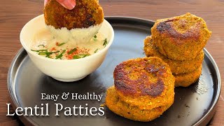 Vegan LENTIL Patties recipes that are packed with flavor [upl. by Panthia100]