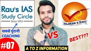 Vajiram vs Raus IAS🔥 Raus IAS Review  Vajiram IAS Coaching Review  Fees Notes Faculty etc [upl. by Enelyahs]