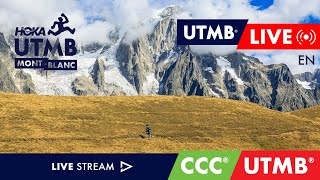 HOKA UTMB MontBlanc 2024  English Live 🇬🇧  CCC amp UTMB  2 [upl. by Dunlavy]