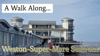 A Walk Along The Seafront at Weston Super Mare [upl. by Ibrek]