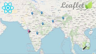 Add Maps to a Reactjs application using Leafletjs and OpenStreetMap [upl. by Ahseia415]