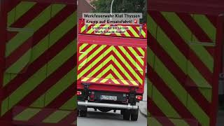 Werkfeuerwehr kommt zur Unterstützung 🚨 einsatzfahrzeug großbrand feuerwehr viralvideo feuer [upl. by Susanna]