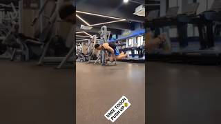 Knee Touch Pushups  🔥💯 shortvideos viral fitness [upl. by Ainevul]