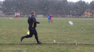 KO Unison Machowino vs Pomorze Potęgowo 04 02 Gol na 02 Mariusz Mikołajczyk [upl. by Wenger859]