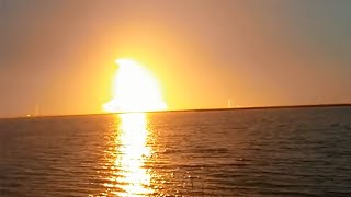 Antares Rocket Orb3 explodes Wallops Island VA [upl. by Rivalee]