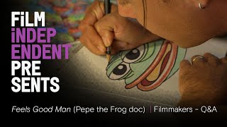 FEELS GOOD MAN Pepe the Frog doc  Filmmakers  QampA  Film Independent Presents [upl. by Attenhoj]