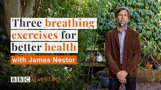 3 breathing exercises for better health with James Nestor  BBC Maestro [upl. by Ahtiekal]