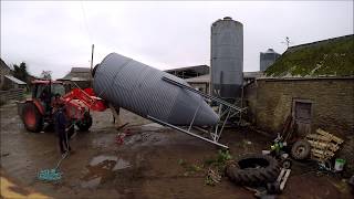 Installing a bulk feed bin [upl. by O'Callaghan]