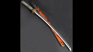 03258 ANTIQUE NIHONTO JAPANESE SAMURAI KATANA SWORD WAKIZASHI KIKUMON 菊紋 wKOSHIRAE [upl. by Abbie777]