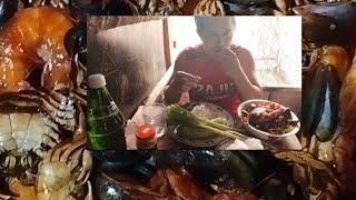 mukbang alimango at maliliit na talangka 😁🤪 [upl. by Estis415]