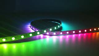 DC12V WS2815 RGBW 60LED addressable led strip light [upl. by Annaicul]