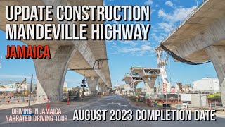 Update Construction Mandeville Highway Jamaica [upl. by Desdamona179]