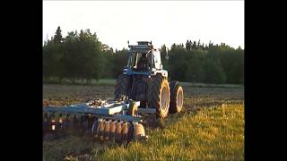 Ford TW15 with a disc harrow [upl. by Nitsirk]