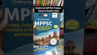 Drishti ias mppsc prelims booklet in English 2025 drishtiias mppscprelims2025mppscbooksshorts🔥🔥 [upl. by Maximilian321]