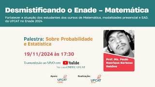 Probabilidade e Estatística [upl. by Gudrun465]