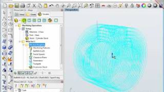 RhinoCAM  4Axis ToolpathsMethods [upl. by Tucky]