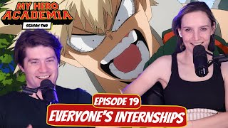 Class 1A Internships  My Hero Academia Season 2 Reaction  Ep 19 quotEverybody’s Internships” [upl. by Standice993]