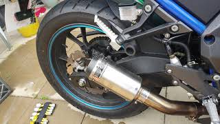 lextek cp1 exhaust sound testlexmoto lxr [upl. by Alejandrina]