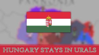 What if Hungary never migrated into Europe Alternate History map speed art [upl. by Latona937]