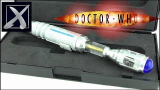 DOCTOR WHO CT 10th Doctor UE Sonic Screwdriver Prop Replica Review  Votesaxon07 [upl. by Cost736]