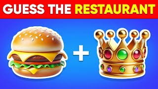 Guess the Fast Food Restaurant by Emoji 🍔🍕 Quiz Sloth [upl. by Solegna]