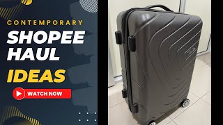 Shopee Haul Malaysia Universal Traveller URBANlite Rayer 20quot Luggage universaltraveller urbanlite [upl. by Griz152]