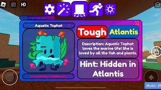 How To Get NEW Aquatic Tophat  Roblox Find The Tophats [upl. by Anade]