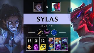 Sylas Mid vs Yone Triple Kill Legendary  EUW Master Patch 1422 [upl. by Aikimat]