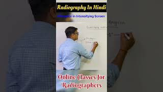 Intensifying screen phosphor radiographyinhindi radiologyonlineclasses [upl. by Amesari44]