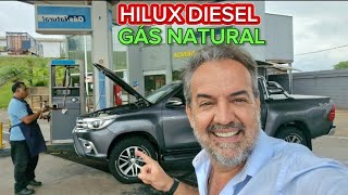 ⚠️HILUX 28 SRX COM SISTEMA HIBRIDO⚠️ PRIMEIRA DO BRASIL A RODAR COM DIESEL E GÁS NATURAL BIOMETANO [upl. by Arak]