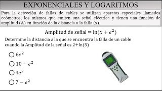 Determinar la distancia donde está la falla de un cable  Ecuaciones logarítmicas 5  El ecómetro [upl. by Aikrahs]