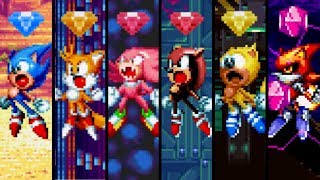 Sonic Mania Plus  All Characters amp Super Forms [upl. by Roderica]