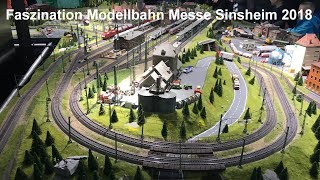 Messerundgang 2018 Fazination Modellbahn Sinsheim [upl. by Mayfield]