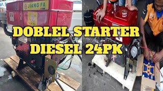 2 VERSI DIESEL STARTER 24PK JINGFA DAN DONGFEN [upl. by Carmen597]