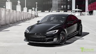 Tesla Model S P100D gets Fully Customized Exterior amp Interior  Project Malibu [upl. by Norbel]