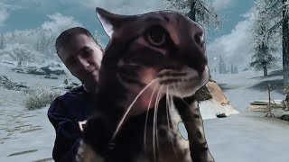 Khajiit in Oblivion vs Khajiit in Skyrim [upl. by Maryl505]