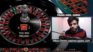 Gambling ₹1000000 On VIP Roulette In Online Casino  Stake online Roulette [upl. by Itin323]