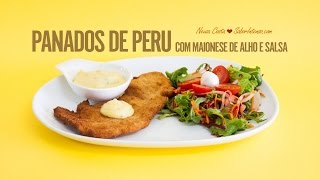 Panados de Peru com Maionese de Alho e Salsa [upl. by Bello]