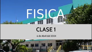 Física Clase 1 piloto [upl. by Ymrots]