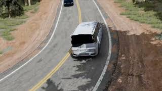 HONDA STEPWGN SPADA The crazy driving in BeamNG [upl. by Wilcox377]