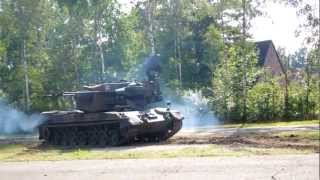 Flakpanzer quotGepardquot Leopard 1 in Action HD [upl. by Lilah]