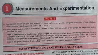 MEASUREMENTS AND EXPERIMENTATION CLASS 9 ICSE EXERCISE 1A [upl. by Einwahs329]