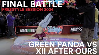 Green Panda VS XII After Ours  Final Battle  Freestyle Session 2024  Spin Control [upl. by Elrebmik]