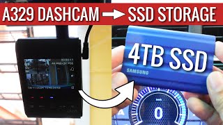 VIOFO A329 External SSD Connection Guide  How to connect Dashcamera to SSD [upl. by Kimmi]